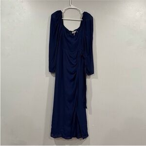 Reformation Theo Dress in Danube/Blue Sz 8